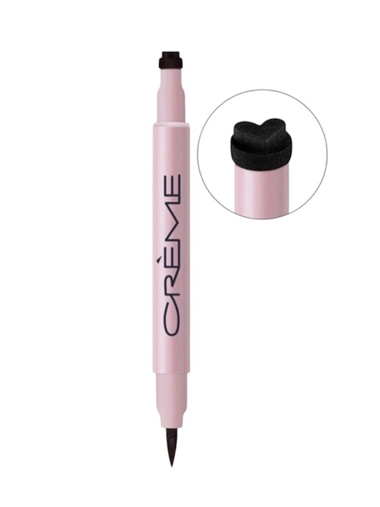 The Creme Shop Other - 2 Pack The Crème Shop Dual-Ended Eyeliner Pen w/ Heart Face Stamp Black Eyeliner
